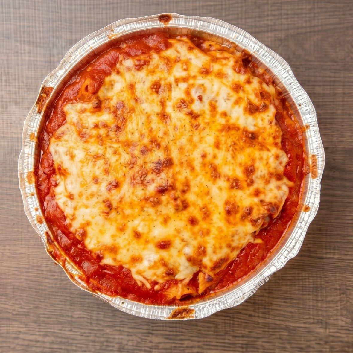 With Sauce & Cheese.