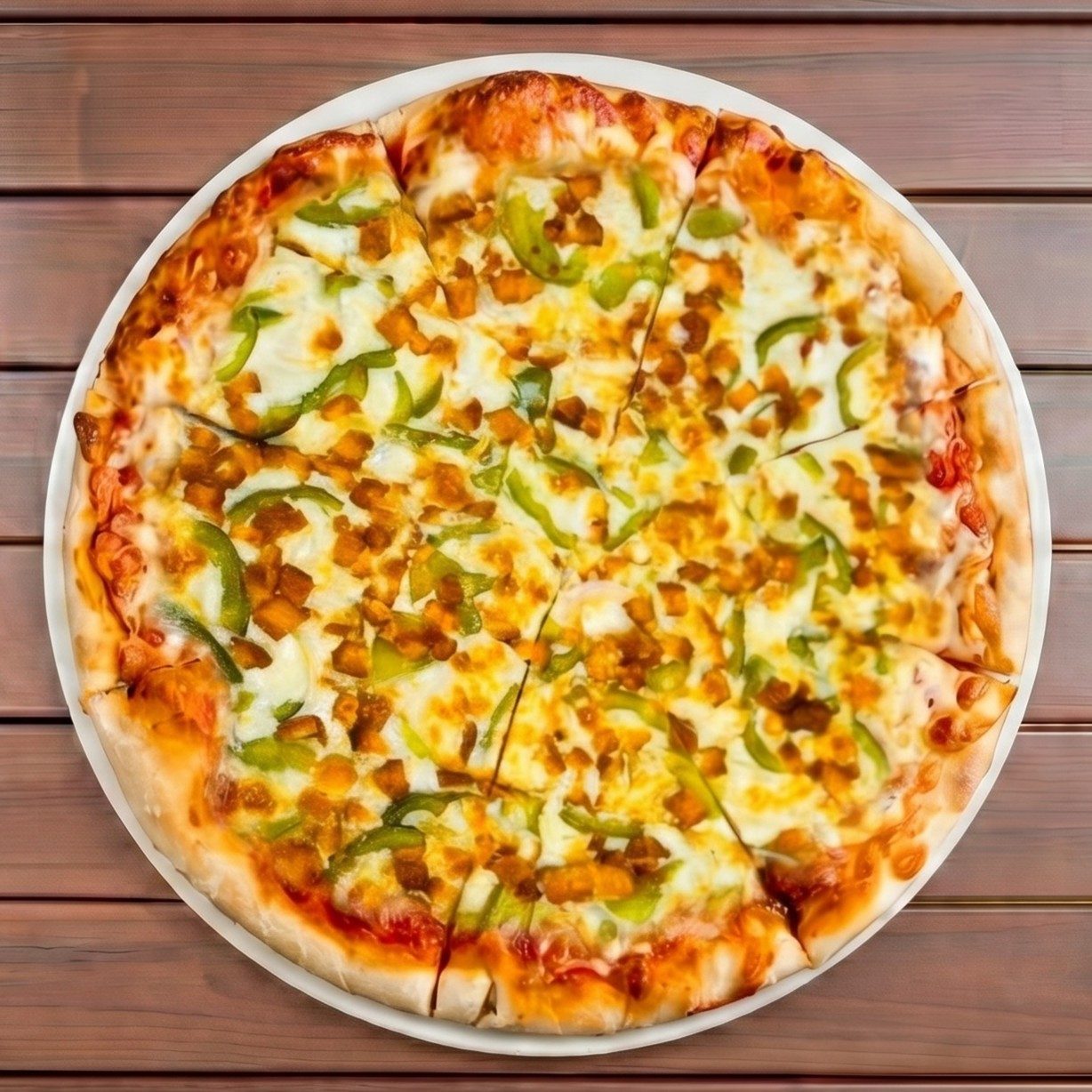 Buffalo Chicken Party Pizza.
