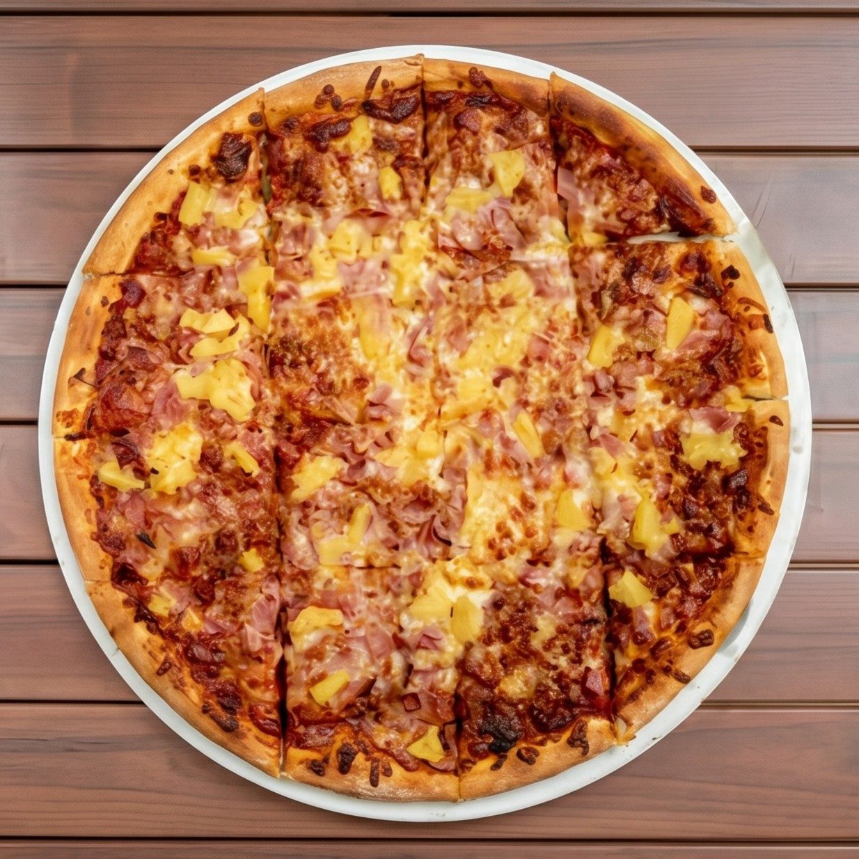 Small Hawaiian Pizza.