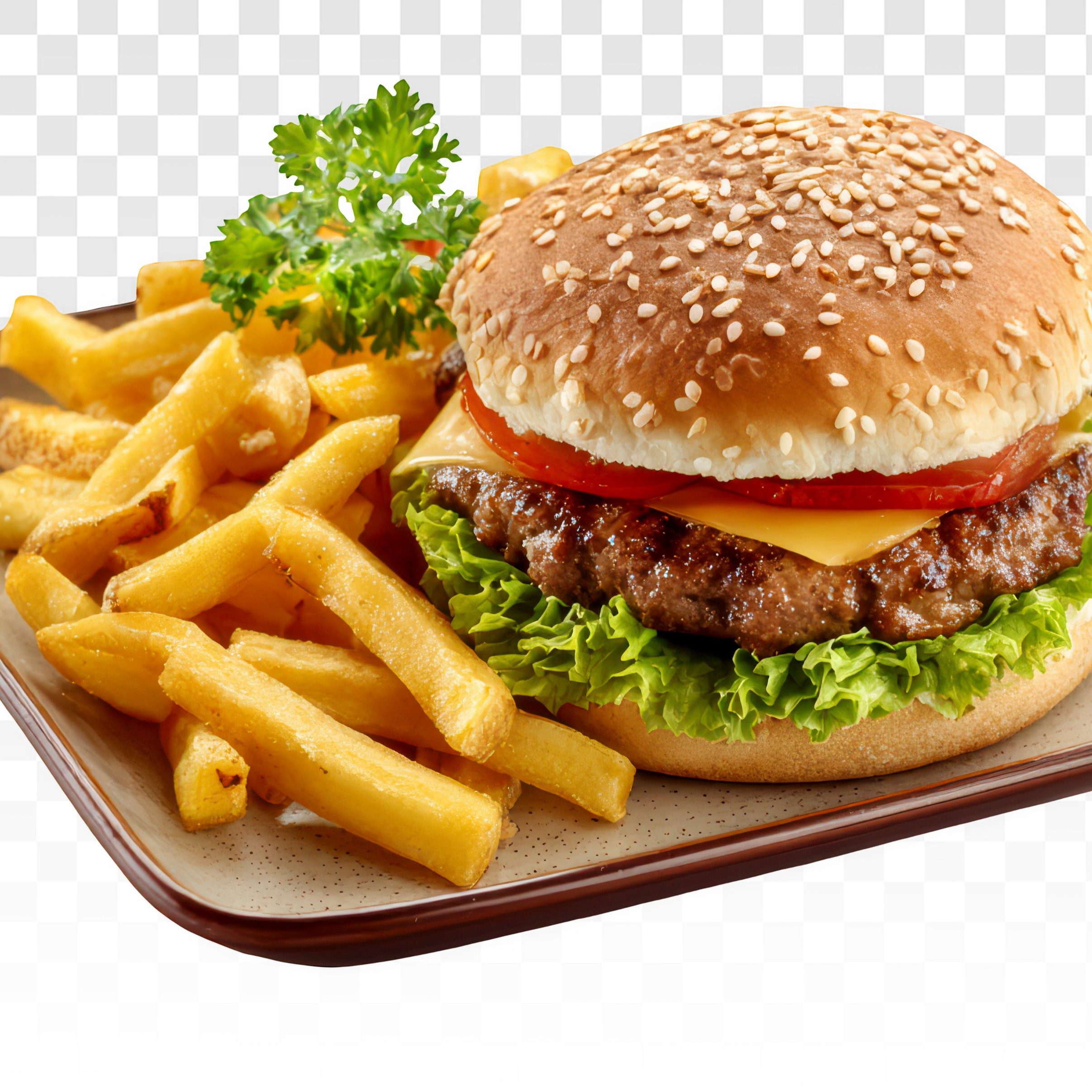 Cheeseburger Deluxe.