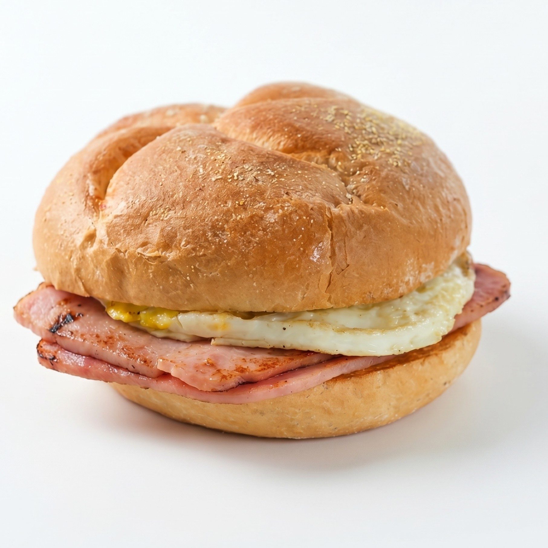 Ham, Egg & Cheese Sandwich.
