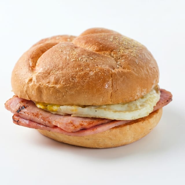 Ham, Egg & Cheese Sandwich.