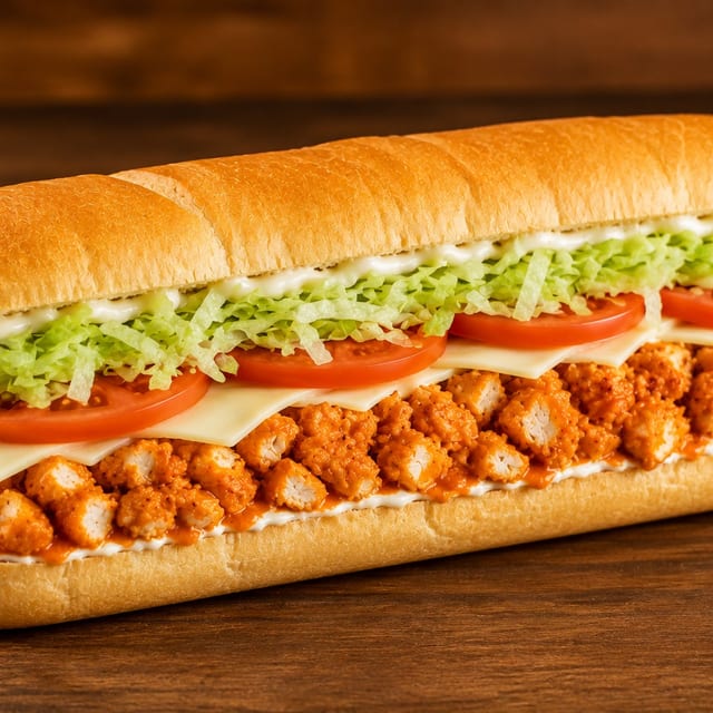 Buffalo Chicken Grinder.