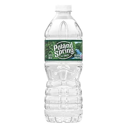 Poland Spring Water.