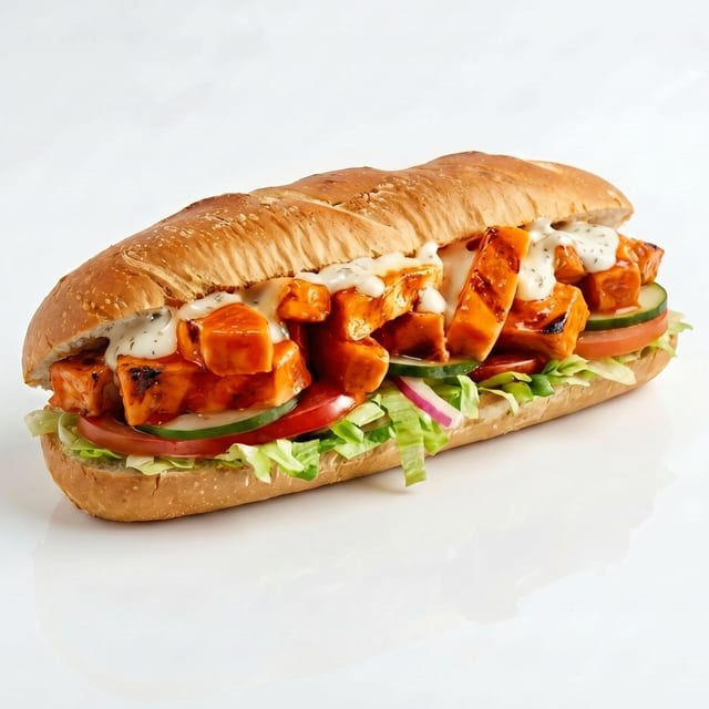 Buffalo Chicken Grinder.