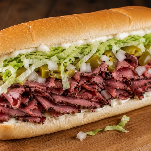 Pastrami Grinder.
