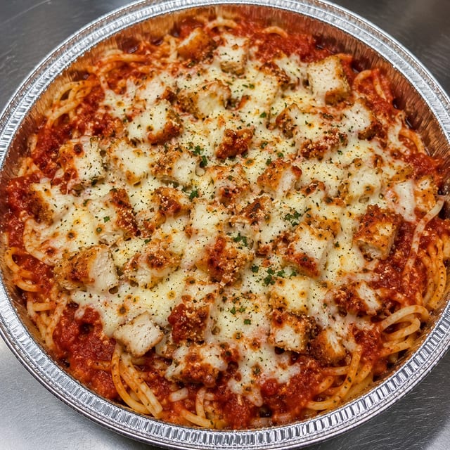 With Chicken Parmesan.