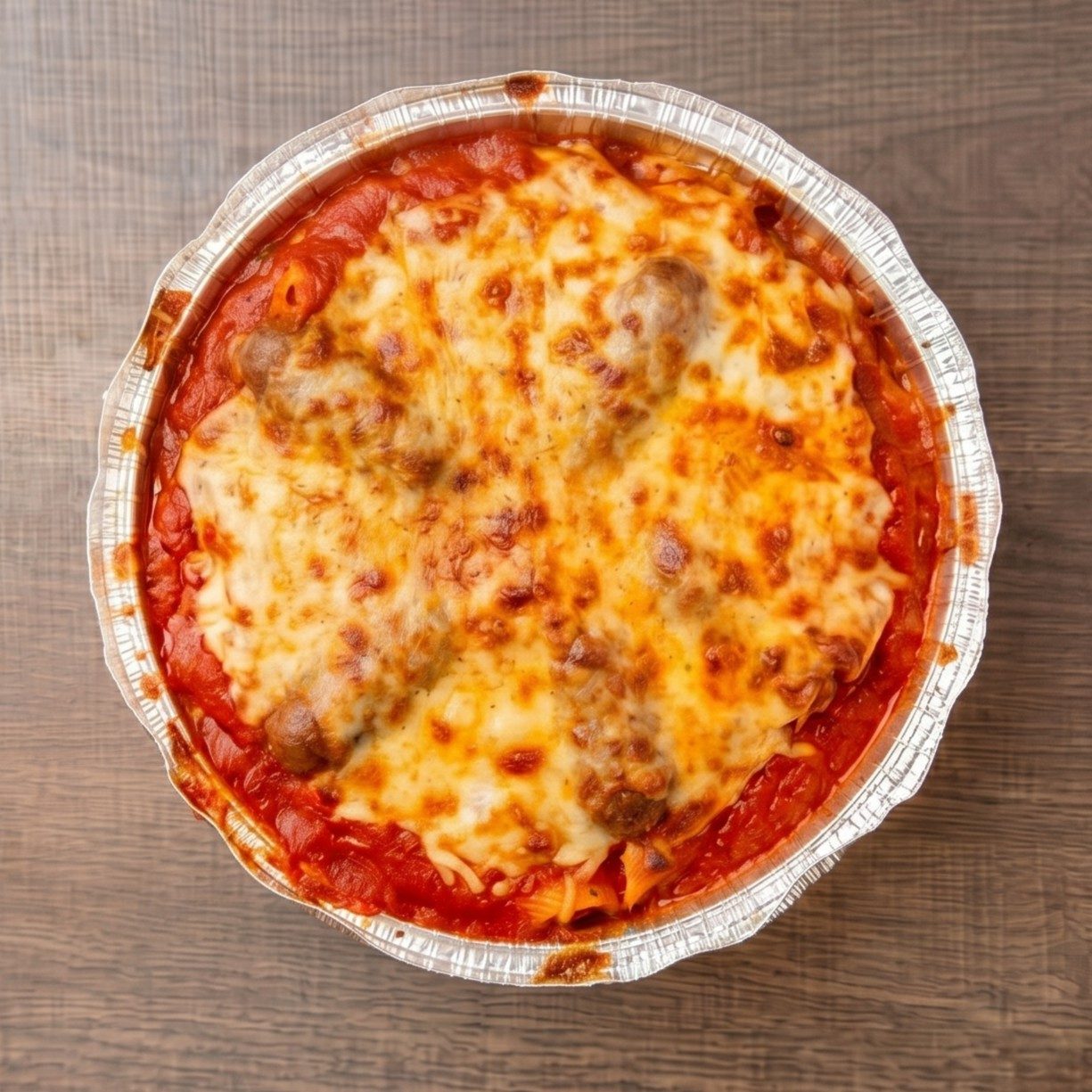 With Sausage.