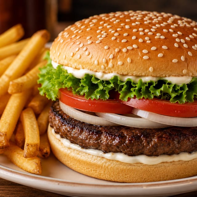 Hamburger Deluxe.