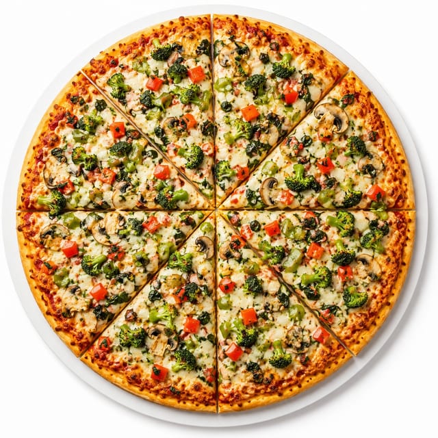 Vegetable Party Pizza.