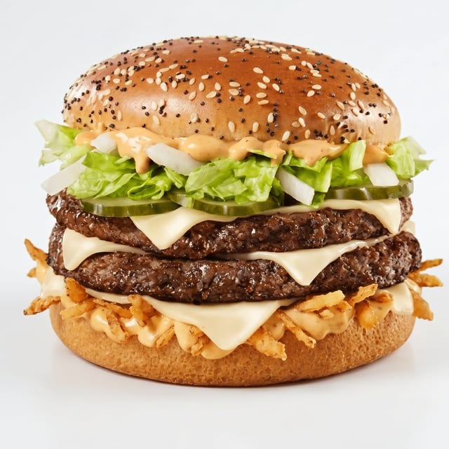 Double Cheese Burger.