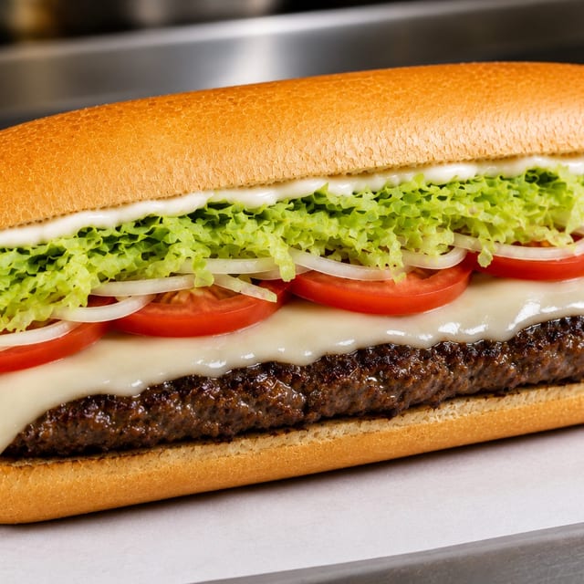 Cheeseburger Grinder.