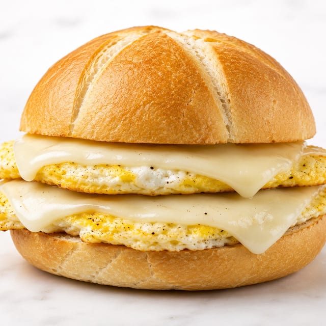 Double Eggs & Cheese Sandwich.