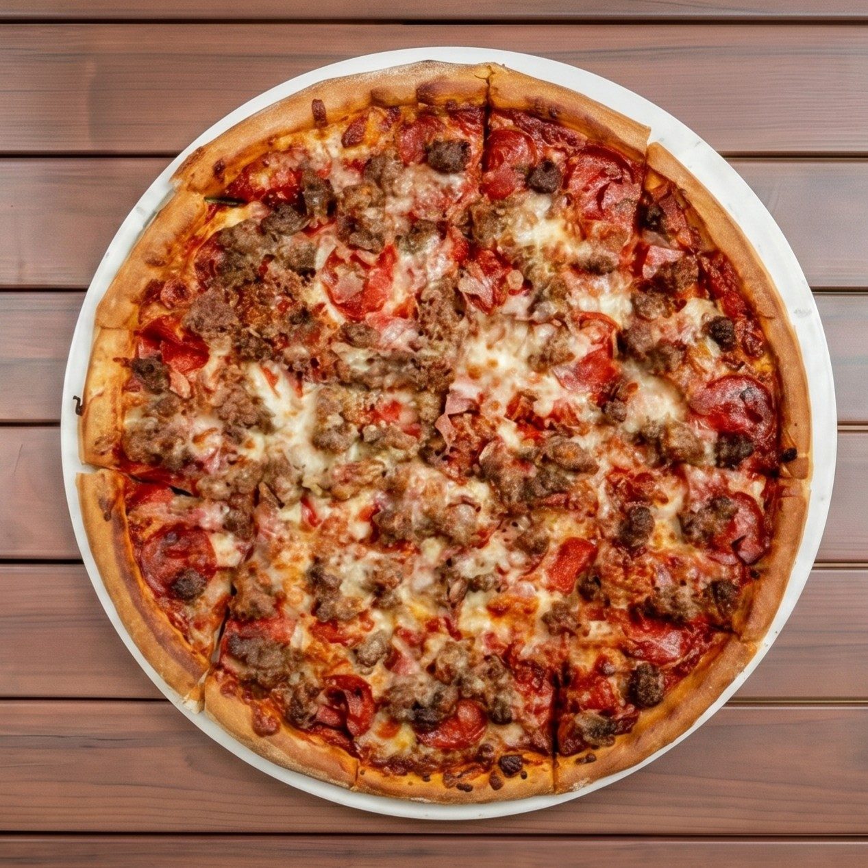 Large Meatlover pizza.