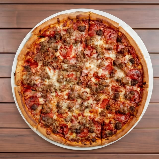 Large Meatlover pizza.