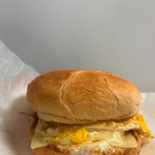 Double Eggs & Cheese Sandwich