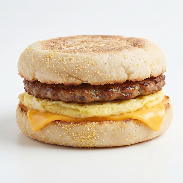 Sausage, Egg & Cheese Sandwich.