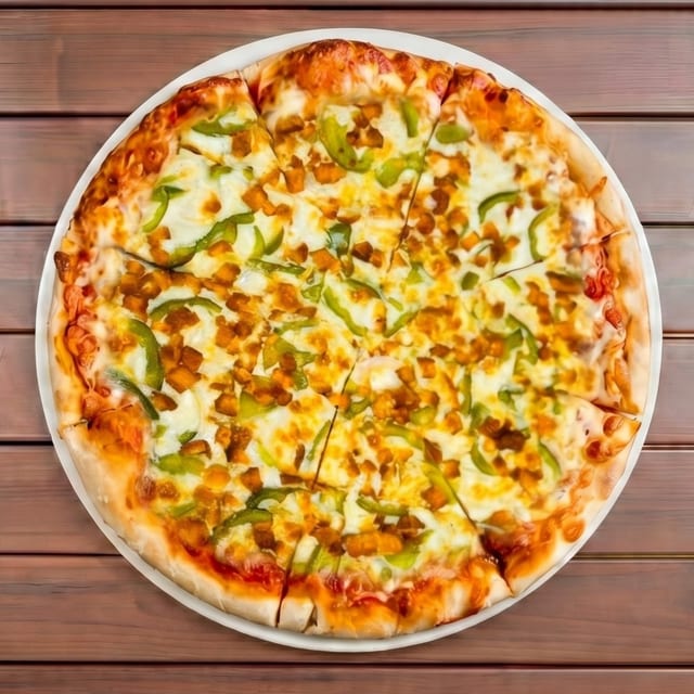 Small Buffalo Chicken Pizza.