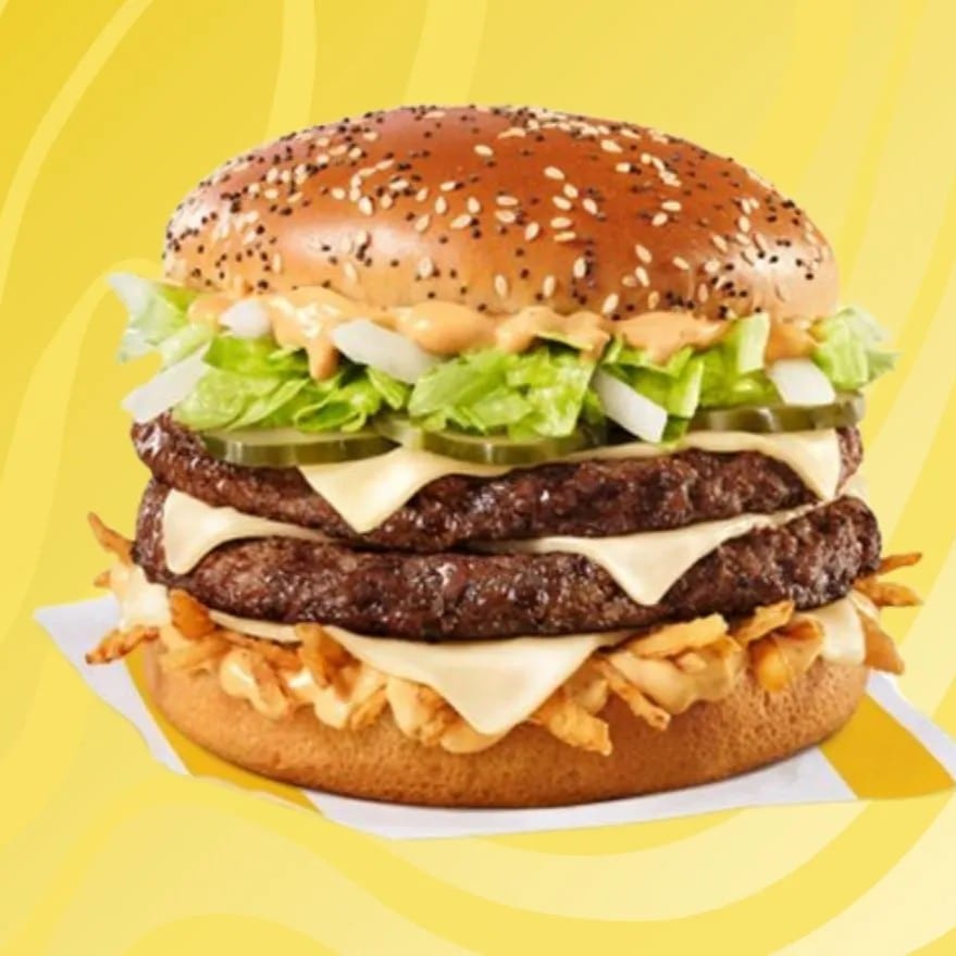 Double Cheese Burger.