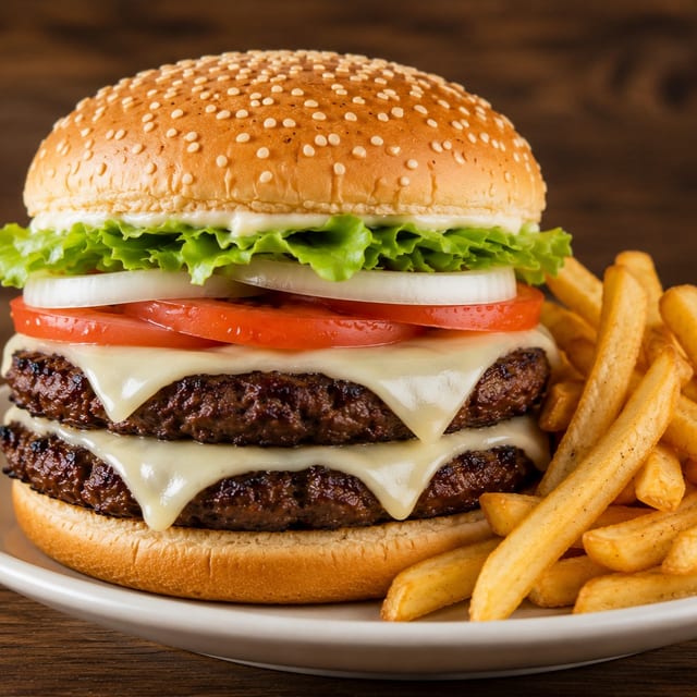 Double Cheeseburger Deluxe.