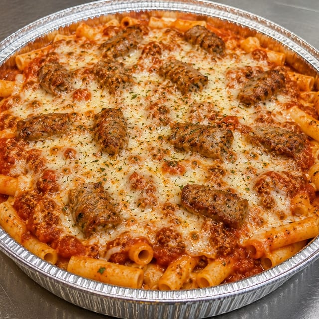 With Sausage.