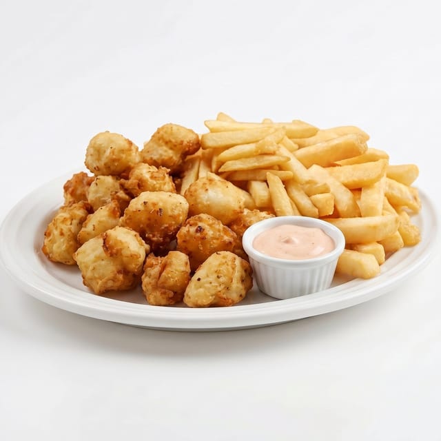 Scallops & French Fries.