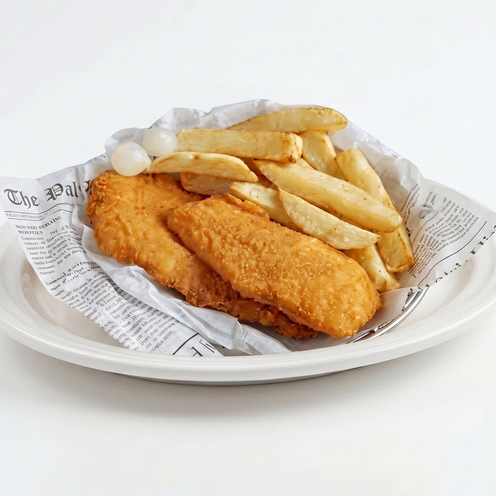 4 pc. Fish & Chips.