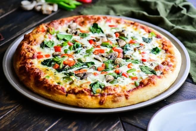 Large Vegetable Pizza.